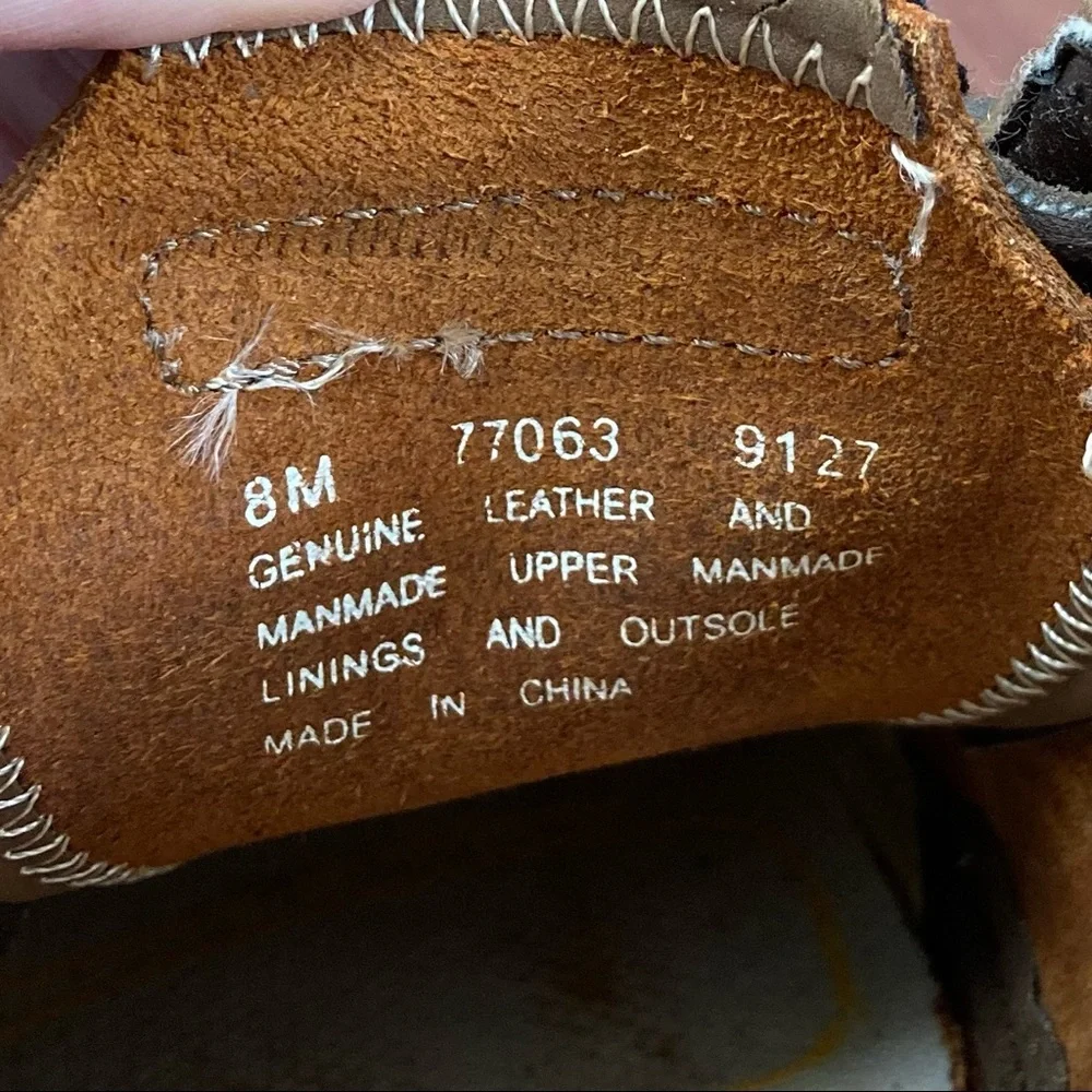 Timberland Smart Comfort Leather Oxford Shoes Men’s 8M Brown Waterproof